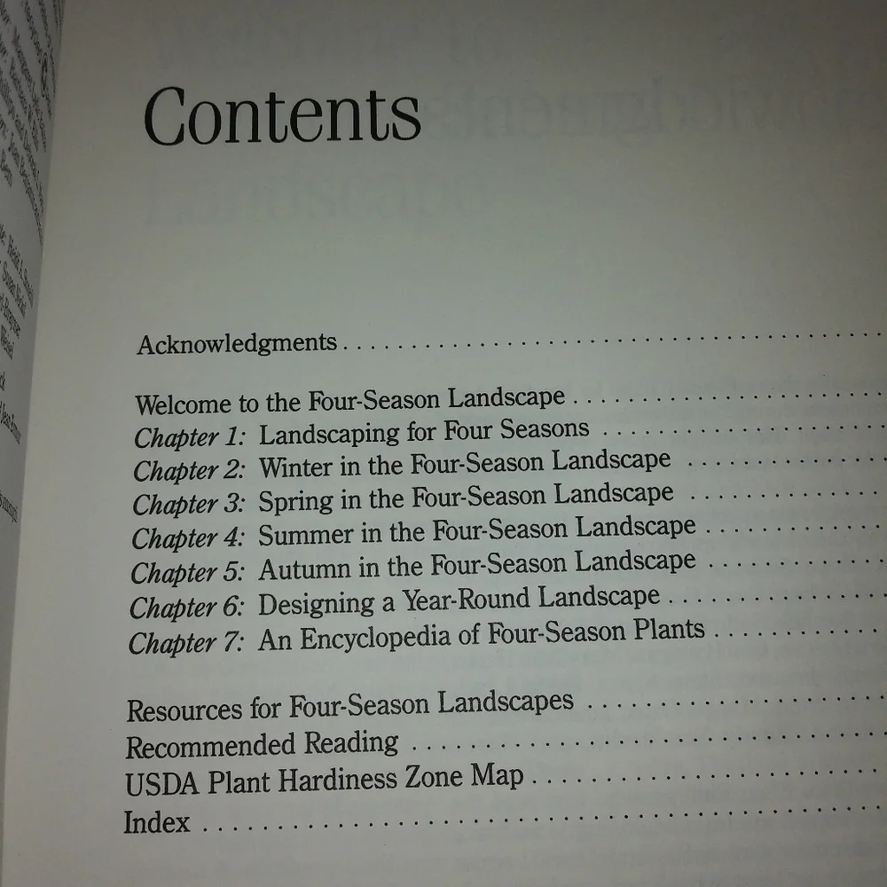Landscaping Book Garden Year Round